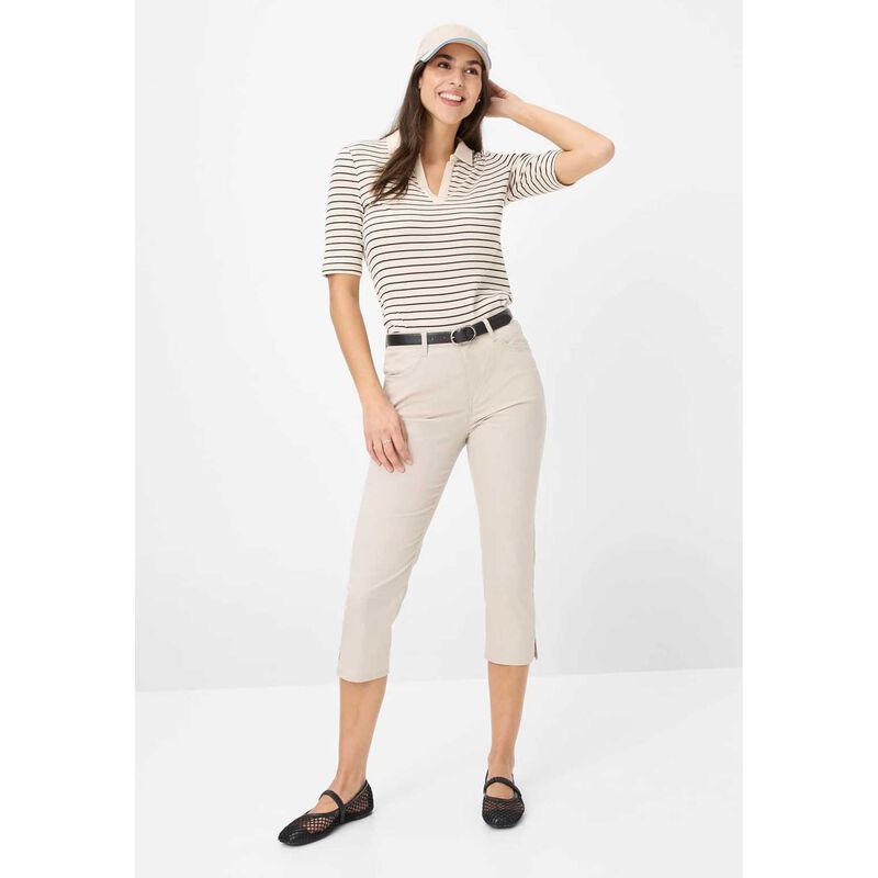 Brax Mary C Ultra Light Denim Capri image number 3